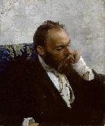 Ilya Repin Portrait of professor Ivanov Sweden oil painting artist